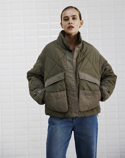 Withblack - WBLVeda Quilted Jakke - Spring Forrest